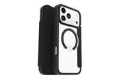 Handys - Cover & Cases - OtterBox React Folio MagSafe Apple iPhone 17 Pro Max Black Crystal - clear/black - 77-98589