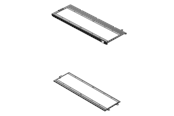 Gehäusezubehör - Havn HS 420 Fan Brackets for 360mm Radiator - Black - HVN-AS-HS420-06-36A