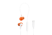Kopfhörer/Headsets - JBL Endurance Run 3 Wired USB-C In-Ear Headphones White - JBLENDURRUN3CWHT