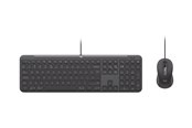 Tastaturen - Logitech Signature Slim Wired Combo MK620 for Business - Tastatur & Maus Set - Universal - Grau - 920-013349