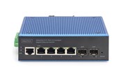 Switches - DIGITUS - switch - industrial - 4 ports - Managed - DN-651154