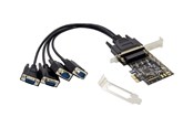 Netzwerkadapter (Netzkarte, Druckserver, u.s.w.) - Conceptronic - serial adapter - PCIe 2.0 - RS-232 x 4 - EMRICK12B
