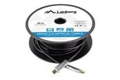 Display Kabel - Lanberg HDMI cable with Ethernet - 20 m - CA-HDMI-20FB-0200-BK