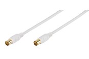 Antennenkabel - Vivanco 90dB Antenna Cable 2x shield 7.5m White - 4008928481303