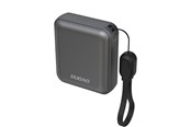Powerbank (Akku) - Dudao K22+ Ultra-Compact Power Bank 10000mAh 22.5W USB-C with Pendant/Cable - Grey Powerbank (Akku) - Grau - 10000 mAh - 6976625333912