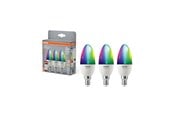 Smart-Home - Osram SMART+ frosted candle 470lm 4.9W/RGBW frosted E14 3-pack - 4099854529863