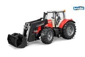 Spielzeugauto - Bruder Massey Ferguson 7624 Traktor mit Frontlader Spielzeug - BR3047
