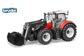 Spielzeugauto - Bruder Steyr 6300 Terrus CVT Traktor mit Frontlader Spielzeug - BR3181