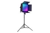 Foto & Video Zubehör - Neewer RGB1200 LED Kit 2 Lamps 60W 2500-8500K with Tripods and Barndoors - B0BYMT6NQG