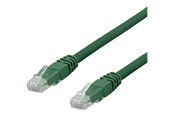 Netzwerk - Kabel - Deltaco TP-60GAU - patch cable - 50 cm - green - Grün - 0.5m - TP-60GAU
