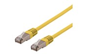 Netzwerk - Kabel - Deltaco STP-61GLAU - patch cable - 1 m - yellow - Gelb - 1m - STP-61GLAU