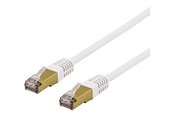 Netzwerk - Kabel - Deltaco patch cable - 1 m - white - Weiß - 1m - SFTP-61VAH