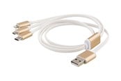 USB Kabel - EPZI Lightning cable - Lightning / USB - 1 m - USB-MULTI10