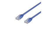 Netzwerk - Kabel - Deltaco patch cable - 30 cm - blue - Blau - 0.3 meter - TP-603B-FL