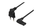 Stromkabel (Intern) - Deltaco - power cable - Europlug to power IEC 60320 C7 - 5 m - DEL-109BO