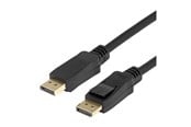 Display Kabel - Deltaco - DisplayPort cable - DisplayPort to DisplayPort - 4 m - DP-1040D-FLEX