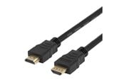 Display Kabel - Deltaco HDMI cable with Ethernet - 1 m - HDMI-1010D-FLEX-LOCK