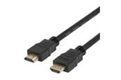 Display Kabel - Deltaco HDMI cable with Ethernet - 3 m - HDMI-1030D-FLEX-LOCK