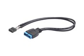 USB Kabel - Gembird Cablexpert CC-U3U2-01 - USB internal cable - 19 pin USB 3.0 header to 9 pin USB header - 30 cm - CC-U3U2-01