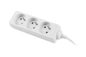 Stromkabel (Extern) - Lanberg PS0-03E-0300-W - power strip - 2500 Watt - PS0-03E-0300-W