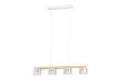 Smart-Home - EGLO PORTICO-Z LANGER TISCH L880 RGBTW 4X500LM KLAR/NATUR FSC - 900881