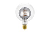 LED-Birnen - EGLO LED-Lampe G125 2W 80LM 2000K DIM. SMOKE/CLEAR E27 - 110256