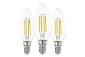 LED-Birnen - EGLO LED-Lampe C35 7W 806LM 2700K 3 STÜCK KLAR E14 - 110304