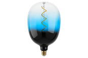 LED-Birnen - EGLO LED-Lampe T180 DEKO SPIRAL 4W 85LM 2000K DIM. BLAU E27 - 12552