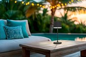 Lampen - EGLO MANNERA-S TISCH USB-C OPL. TOUCH 2500/3000/4000K IP54 SCHWARZ - 901877