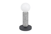 Lampen - EGLO GIACONECCHIA TISCH ANTHRAZIT/TERRAZZO/SCHWARZ - 39835