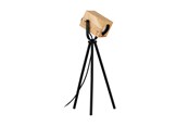 Lampen - EGLO AYLES TISCH GU10 SCHWARZ/HOLZ FSC - 43749