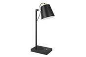 Lampen - EGLO LACEY-QI TISCH H485 5.5W 720LM TOUCH SCHWARZ/HOLZ - 900626
