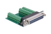 Parallele / Serielle Kabel - DeLOCK - serial adapter - DB-25 to 9 pin terminal block - 65317