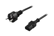 Stromkabel (Intern) - Deltaco DEL-111M - power cable - power CEE 7/7 to power IEC 60320 C13 - 5 m - DEL-111M