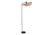 Lampen - EGLO MARYWELL BODENBELAG H1595 E27 SCHWARZ/BAMBUS - 44047