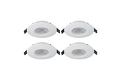 Lampen - EGLO MAZUBY EINGEBAUT. SET Ø88 4X500LM 3000K IP65 WEISS - 31886