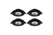 Lampen - EGLO MAZUBY EINGEBAUT. SET Ø88 4X500LM 3000K IP65 SCHWARZ - 31887