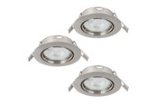 Lampen - EGLO MAZUBY EINGEBAUT. KIP SET Ø87 GU10 3X345LM GS - 31921