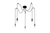 Lampen - EGLO COULSDON CLUSTER 3XE27 SCHWARZ/WEISS - 43314
