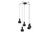 Lampen - EGLO CASIBARE CLUSTER 5XE27 Ø150 SCHWARZ - 99553