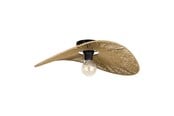 Lampen - EGLO SIRUELA DECKENLEUCHTE E27 SCHWARZ/NATUR FSC - 31961