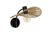 Lampen - EGLO SIRUELA WALL E27 SCHWARZ/NATUR FSC - 31964