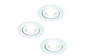 Lampen - EGLO SALICETO INTEGRIERT. SET KIP Ø88 3X450LM 4000K DAMP. WEIß - 33391