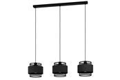 Lampen - EGLO BAZELY LANGER TISCH 3XE27 990 SCHWARZ/WEISS - 43669