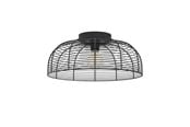 Lampen - EGLO RINROE DECKENLEUCHTE Ø450 E27 SCHWARZ - 43896
