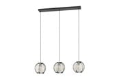 Lampen - EGLO WAVERTON LANGTISCH L920 E27 SCHWARZ/HOLZ/WEISS - 44007