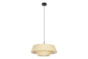 Lampen - EGLO MARFORD PENDELLEUCHTE Ø500 E27 BAST/SCHWARZ - 44096