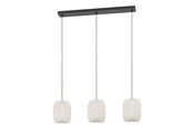 Lampen - EGLO BELGRAVE LANGER TISCH L880 3XE27 SCHWARZ/WEISS FSC - 44102