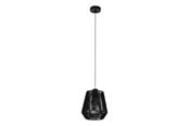 Lampen - EGLO PERSLEY PENDELLEUCHTE Ø220 E27 SCHWARZ FSC - 44105
