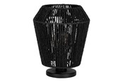 Lampen - EGLO PERSLEY TISCH Ø220 E27 SCHWARZ FSC - 44107